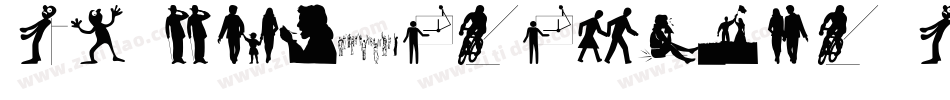 SL Mythological Silhouettes字体转换